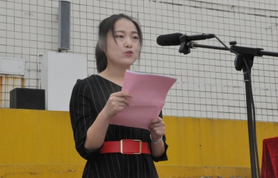 老生代表麻醉学院2013级杨舒婷发言 老生代表麻醉学院2013级杨舒婷发言