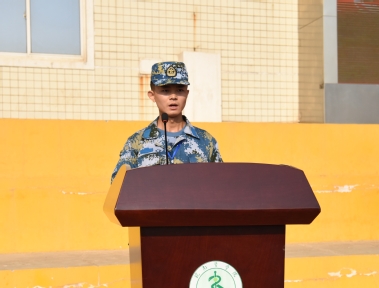 军训教官代表范双阳同志发言 军训教官代表范双阳同志发言